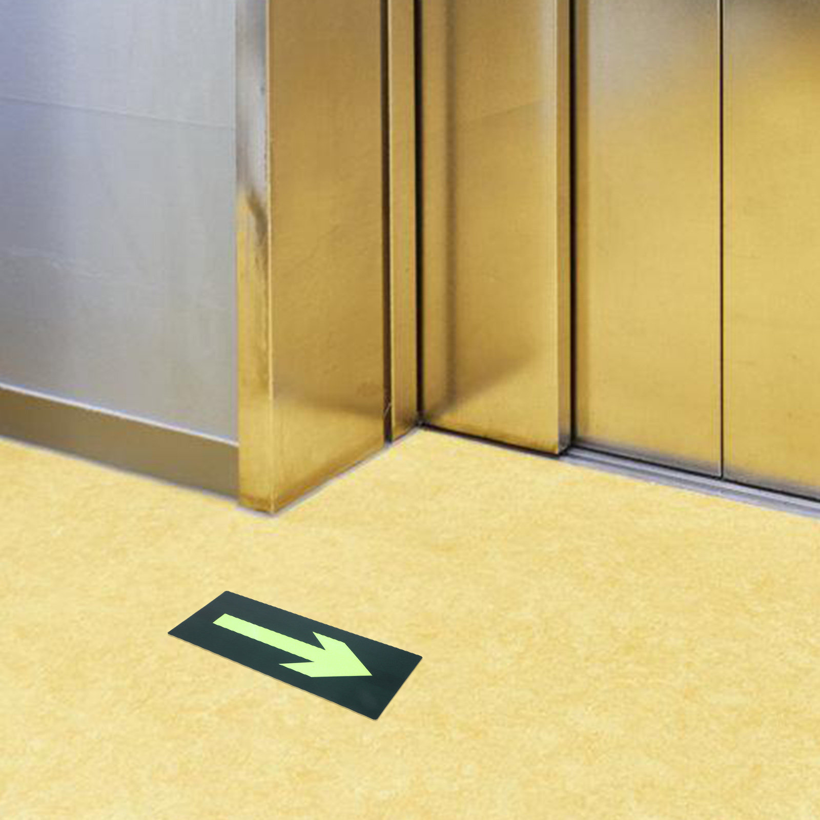Emergency Exit Sign - 8Pcs Waterproof Glow in The Dark