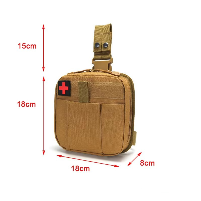 MOLLE Drop Leg Pouch Medical K - First Aid Bag Kit 评论和价格