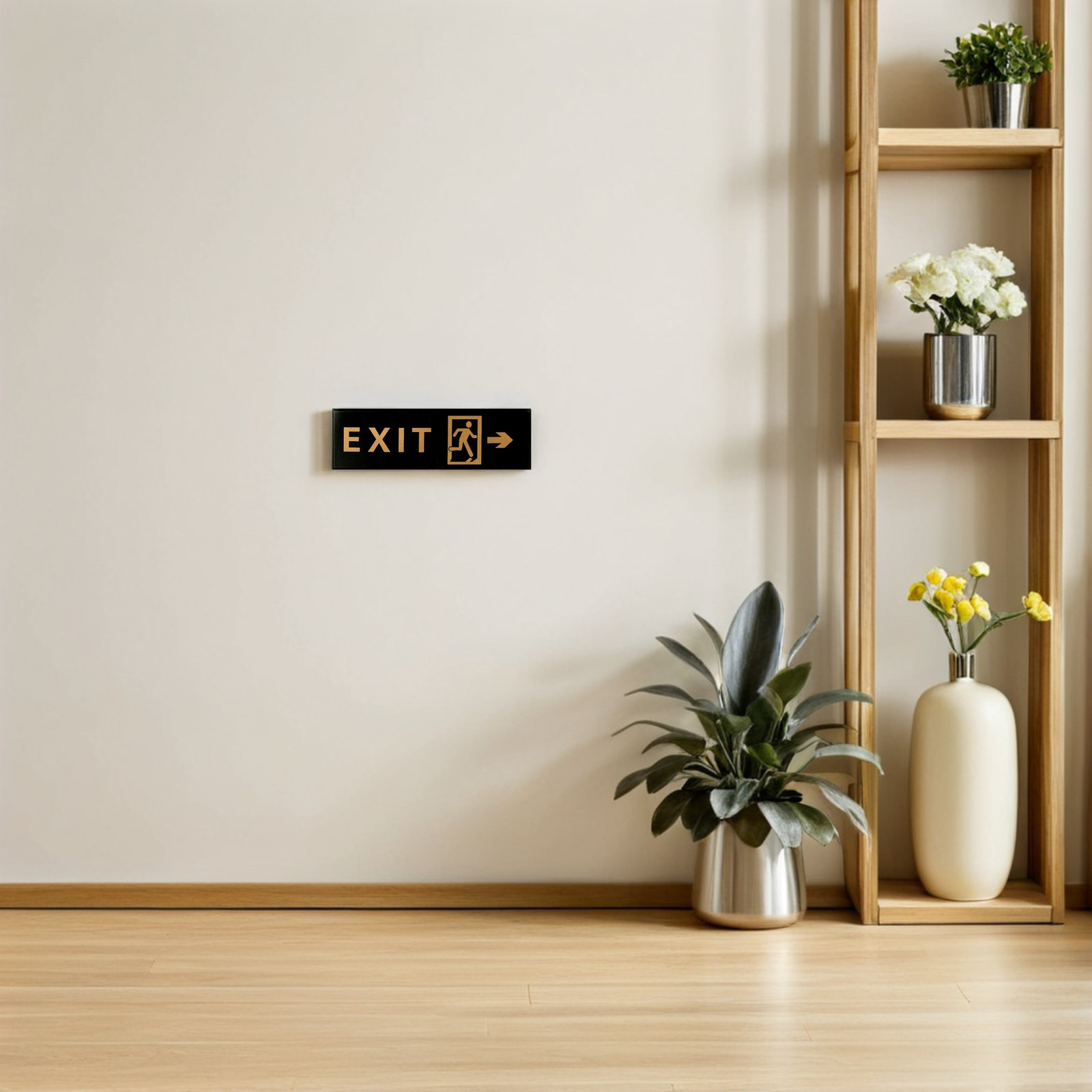 5Pcs Exit Sign Self Adhesive A - Emergency Exit Sign 评论和价格