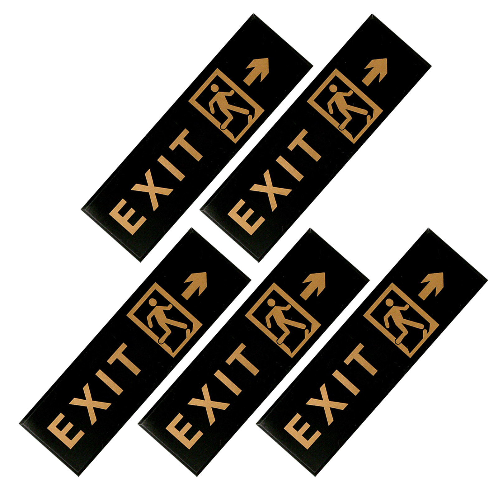 5Pcs Exit Sign Self Adhesive A - Emergency Exit Sign 评论和价格