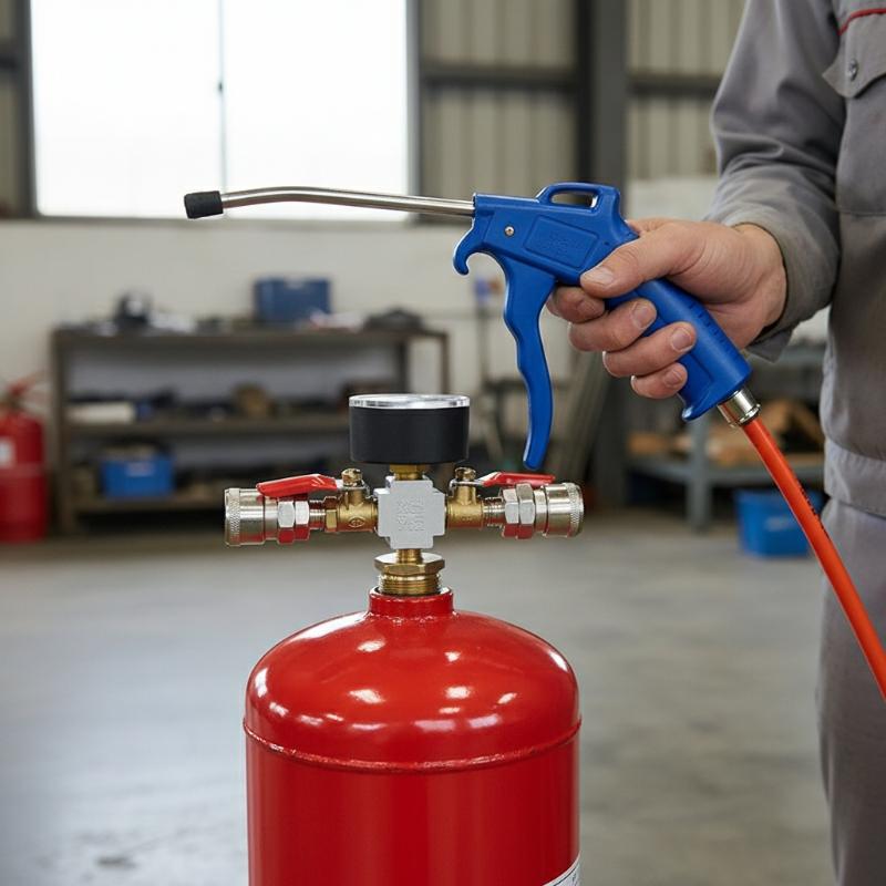 Portable Mobile Air Compressor - Fire Extinguisher Small 评论和价格