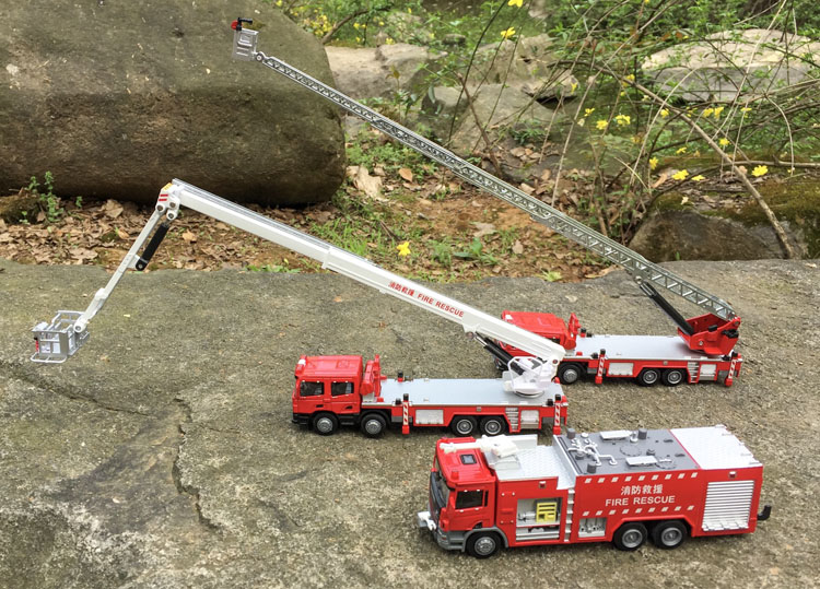 1:50 alloy engineering vehicle - Fire Escape Ladder 评论和价格