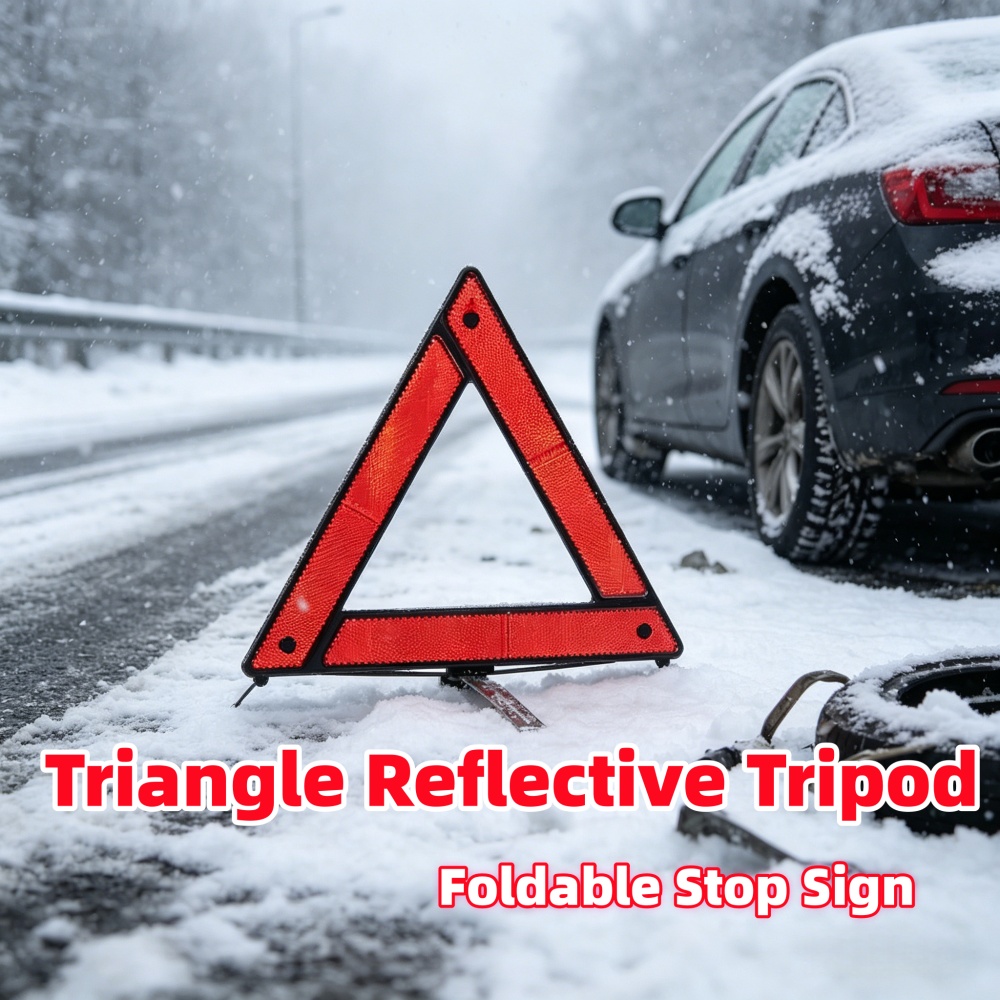 Red Reflective Car Tripod Fold - Emergency Exit Sign 评论和价格