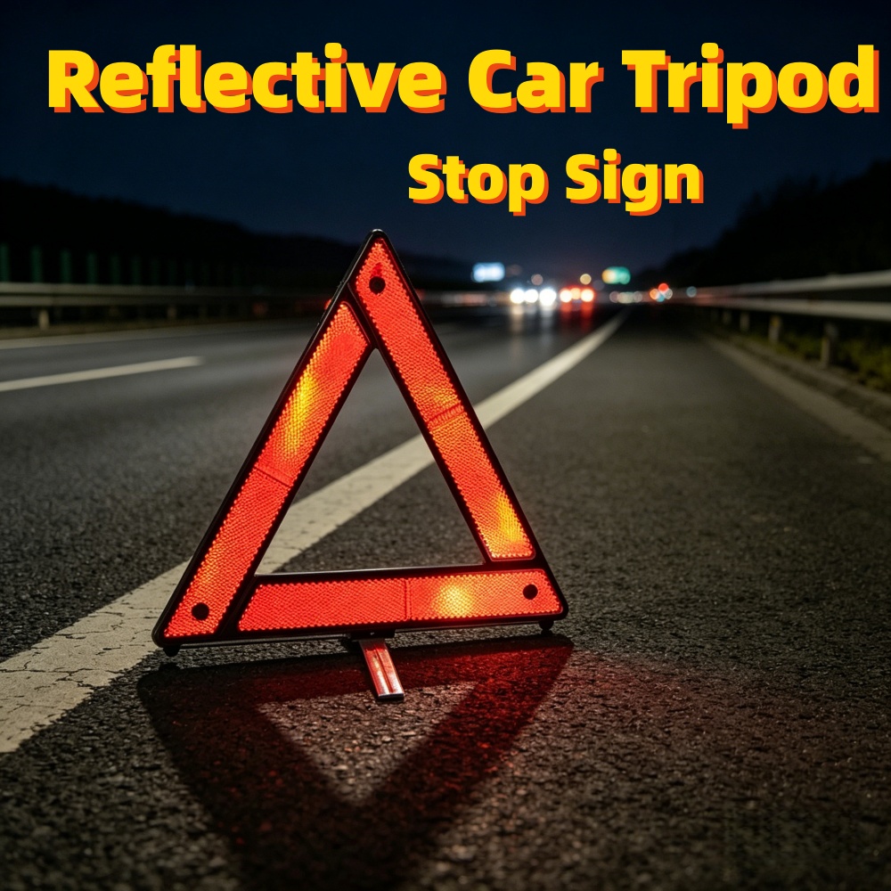 Red Reflective Car Tripod Fold - Emergency Exit Sign 评论和价格
