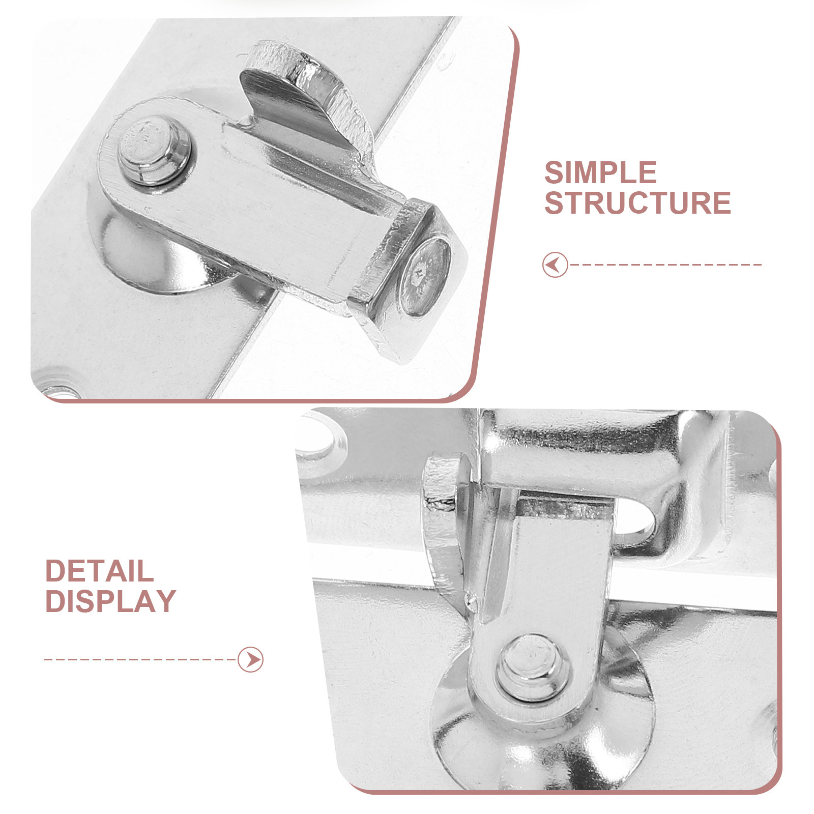 2Pcs Stainless Steel Lock Hous - Window Lock Bar 评论和价格