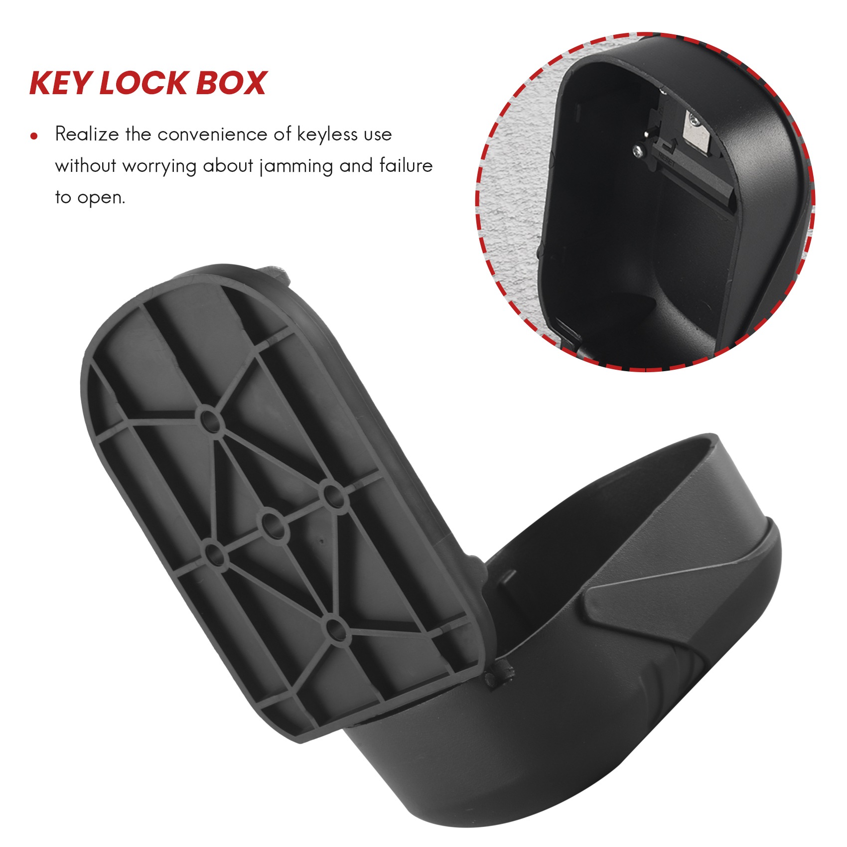 B27B Key Lock Box Wall Mount 4 - Lockbox Key Secure 评论和价格