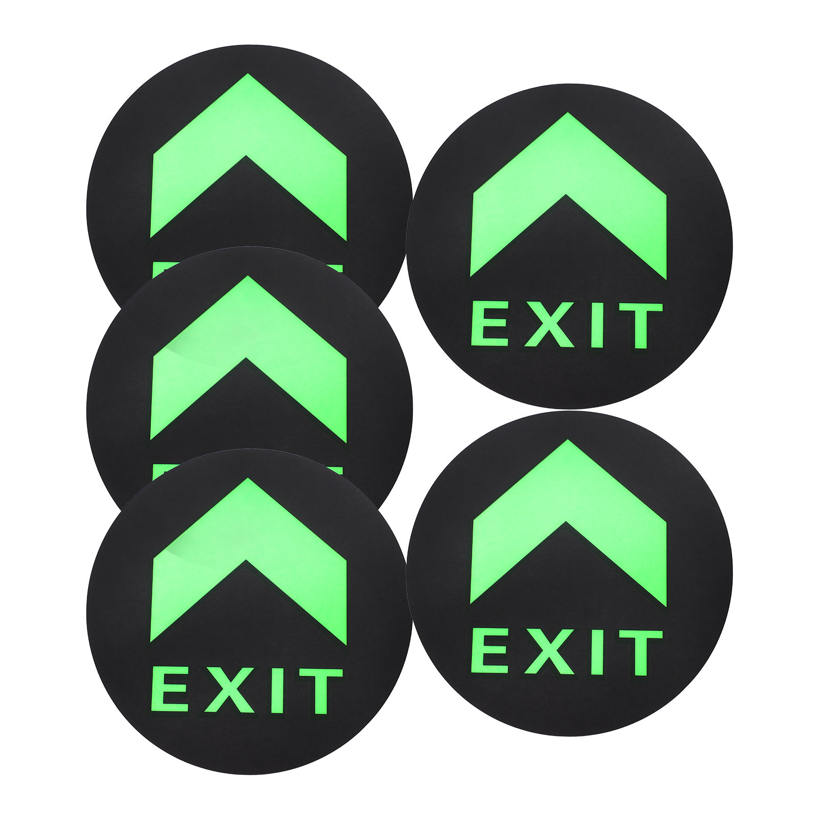 5Pcs Glow Safety Exit Signs Ni - Emergency Exit Sign 评论和价格