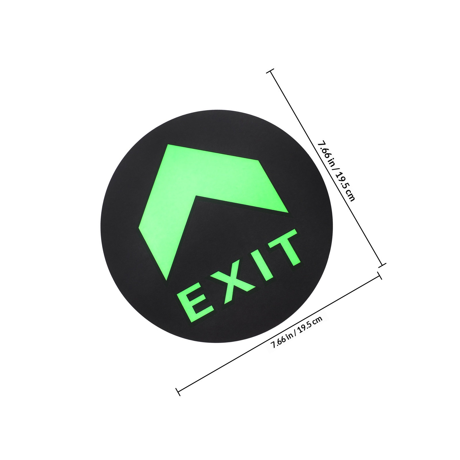5Pcs Glow Safety Exit Signs Ni - Emergency Exit Sign 评论和价格