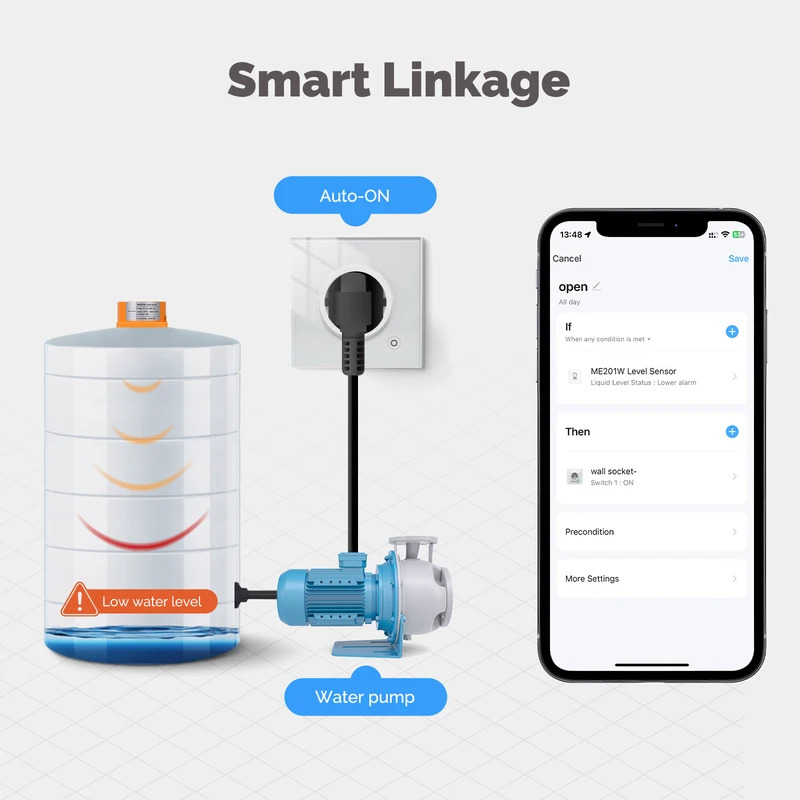 MOES Tuya WiFi/ZigBee Smart Wa - Water Alarm Sensor 评论和价格