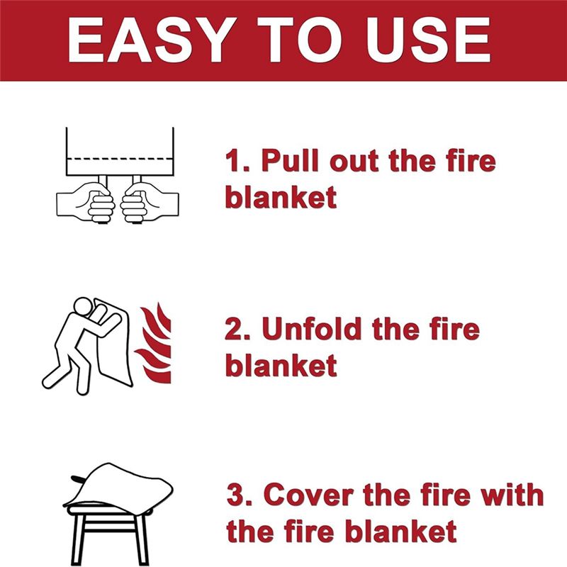 Promotion Day 2PCS Emergency F - Fire Blanket Kitchen 评论和价格