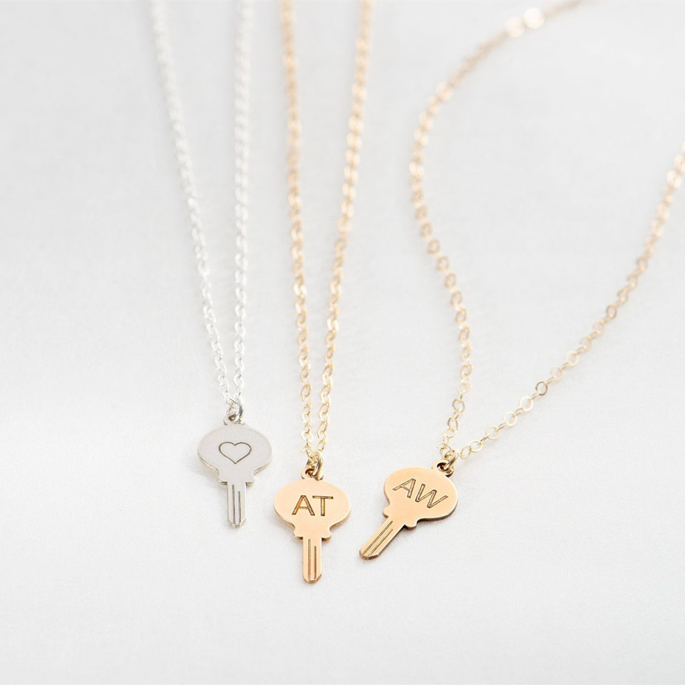 Custom Dainty Key Necklace Sta - Personal Alarm Keychain 评论和价格