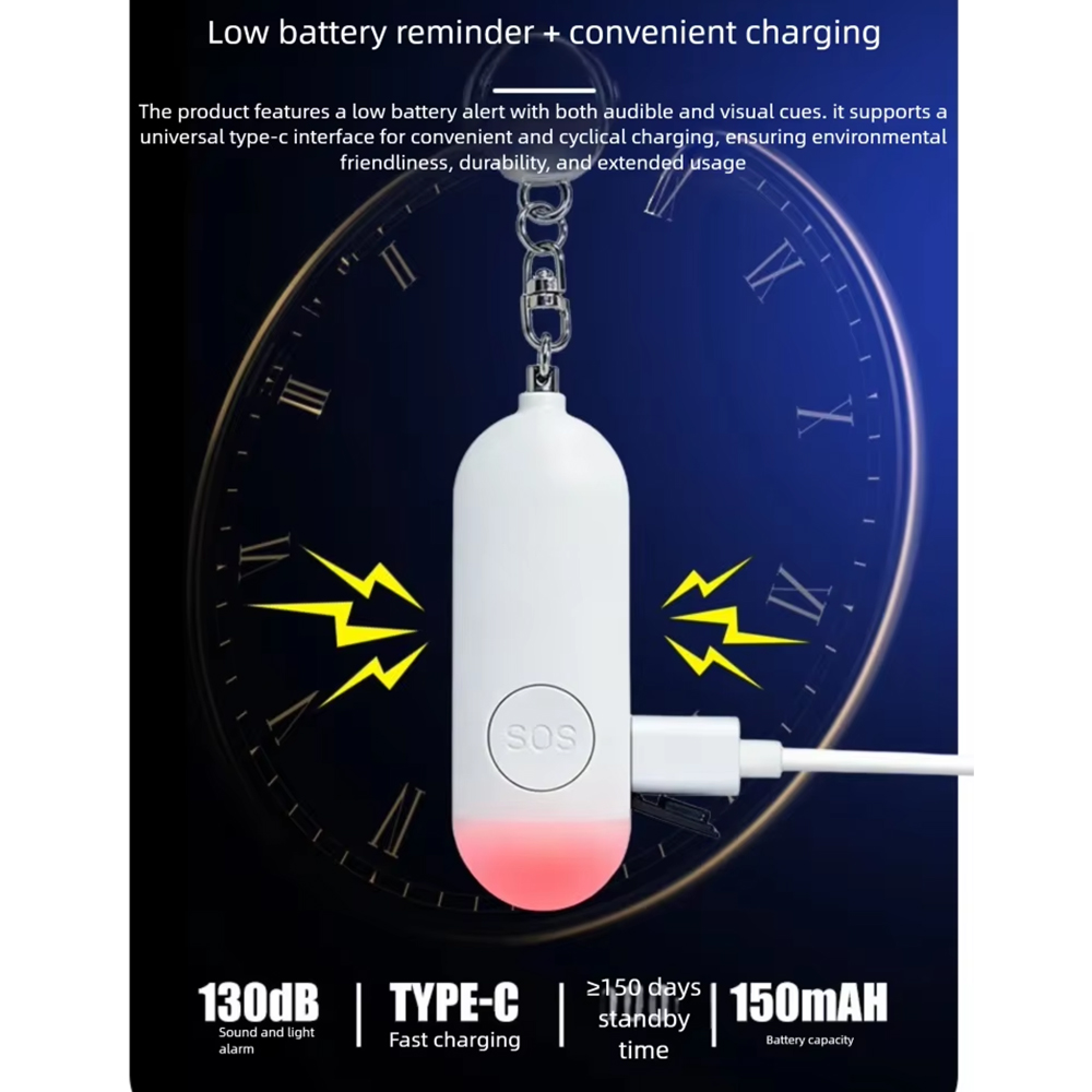 Self Defense Alarm LED Light R - Personal Alarm Keychain 评论和价格