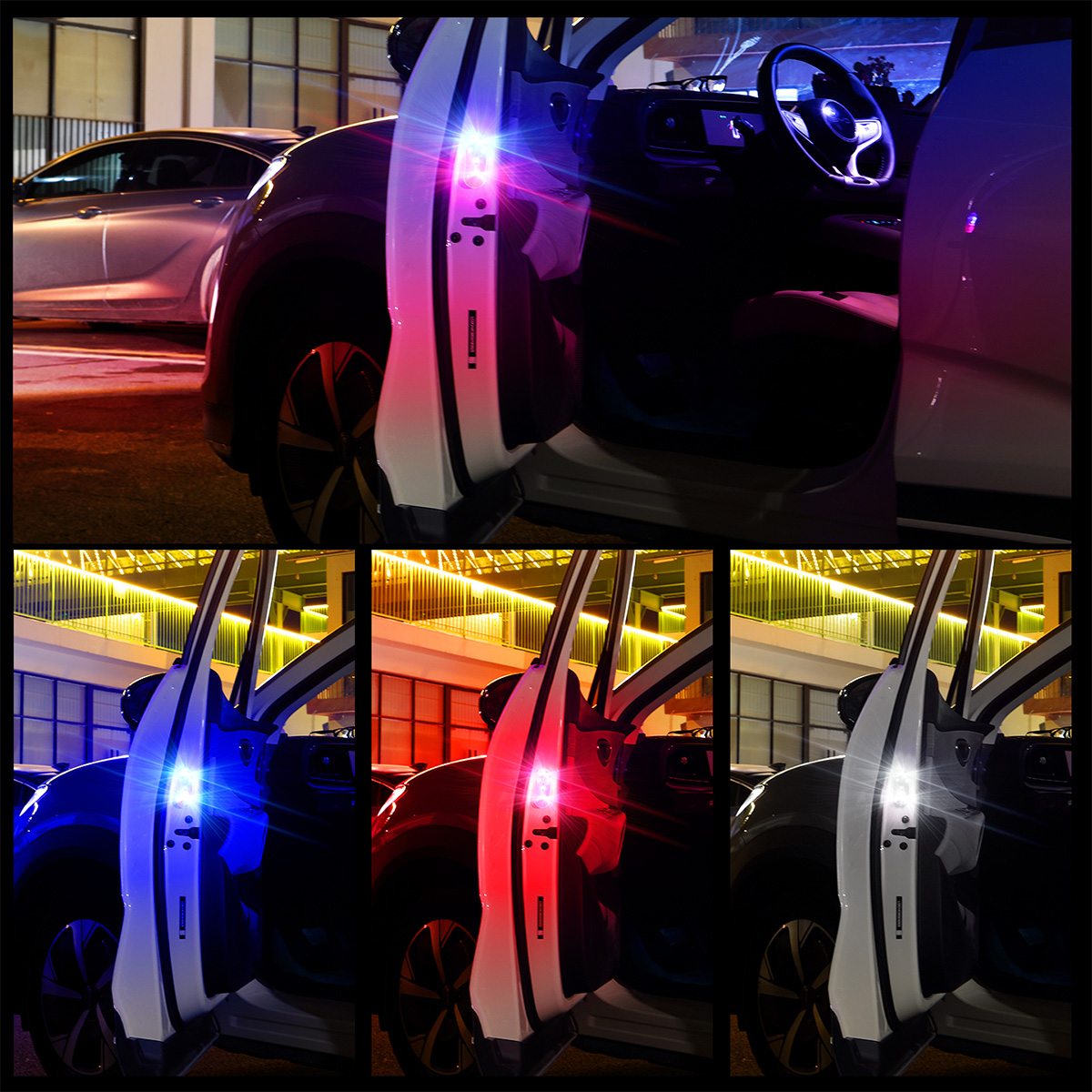 1/2pcs Car Door LED Strobe War - Emergency Exit Sign 评论和价格