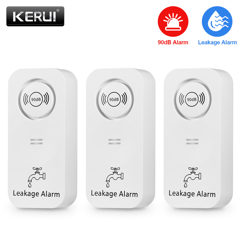 KERUI Wireless Water Sensor 90 - Water Alarm Sensor 评论和价格