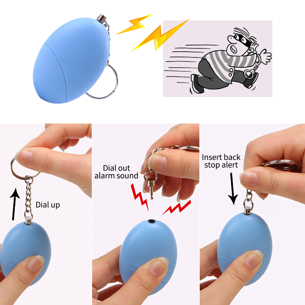 1PCS Self Defense Alarm 100dB  - Personal Alarm Keychain 评论和价格