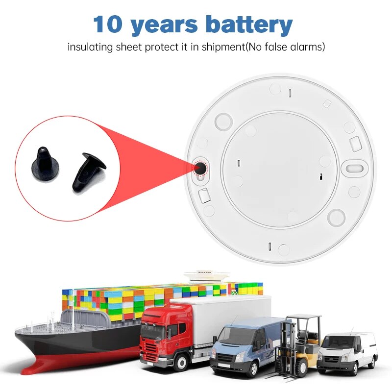 1pc Smoke Detector Warning, In - Smoke Detector Interconnected 评论和价格