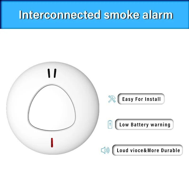 Smart home security alarm syst - Smoke Detector Interconnected 评论和价格