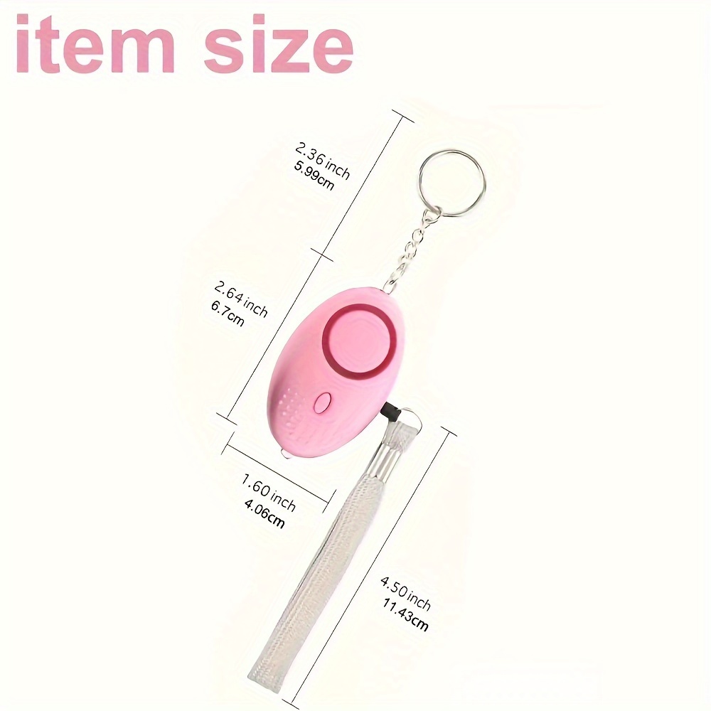 130dB Personal Safety Alarm wi - Personal Alarm Keychain 评论和价格
