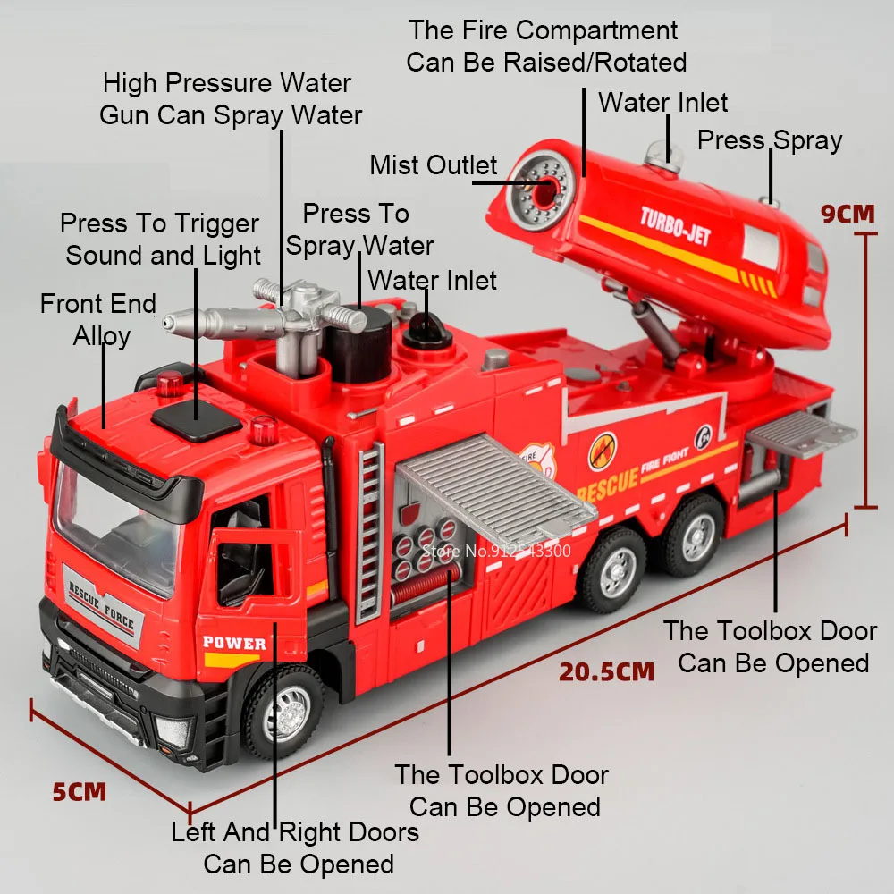 1:32 Scale Water Spray Fire Tr - Fire Escape Ladder 评论和价格
