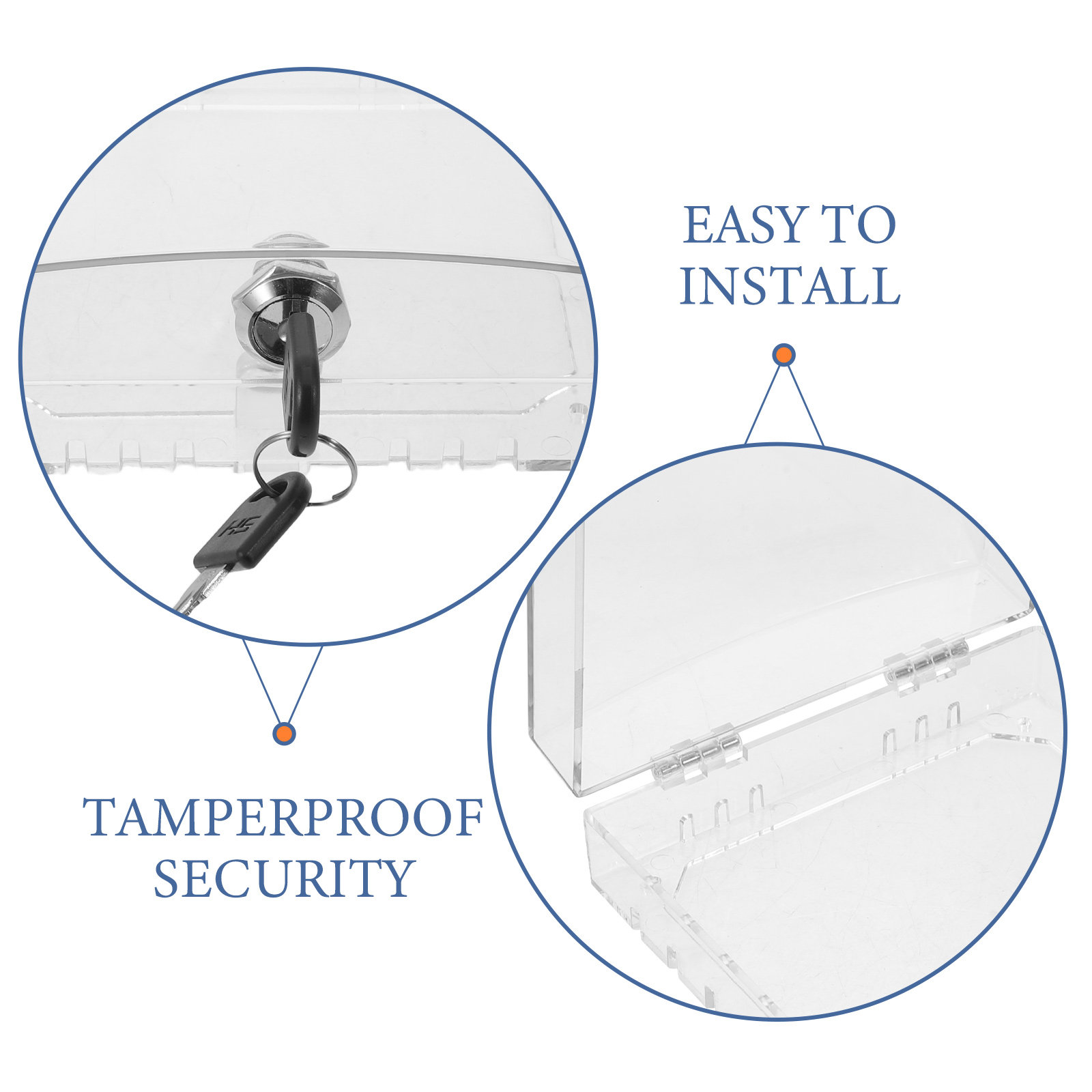 Lock Key Acrylic Thermostat Lo - Lockbox Key Secure 评论和价格