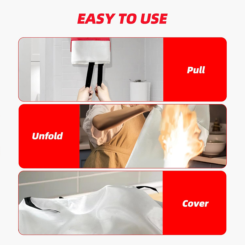 Fire Blanket 2 Pack 2*2m/1.5*1 - Fire Blanket Kitchen 评论和价格