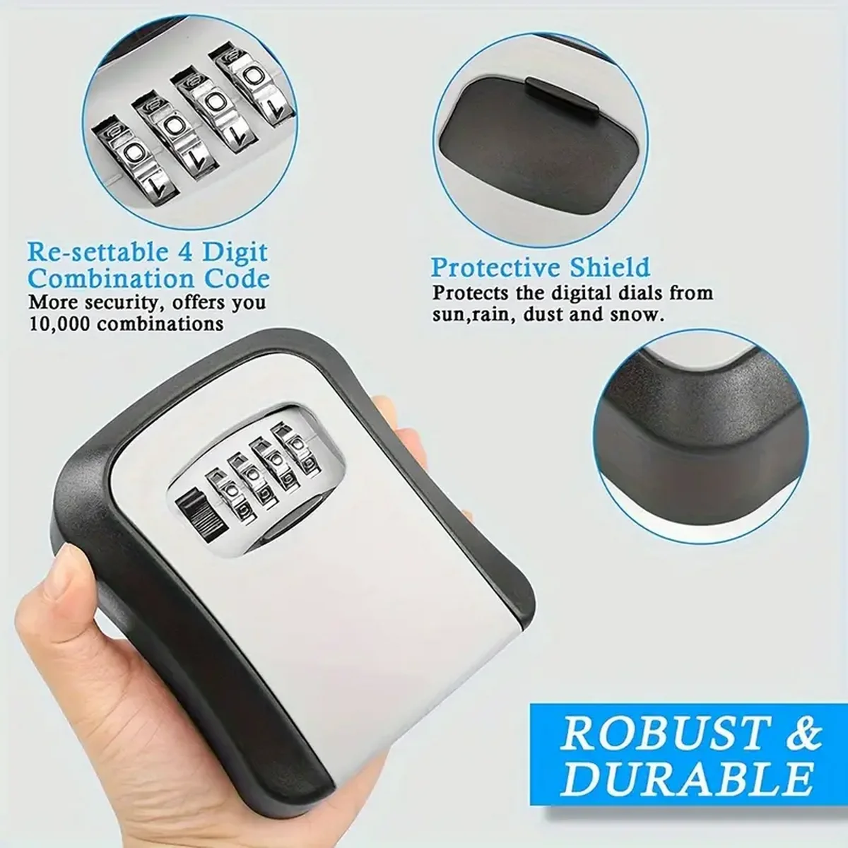 Waterproof Portable Combinatio - Lockbox Key Secure 评论和价格