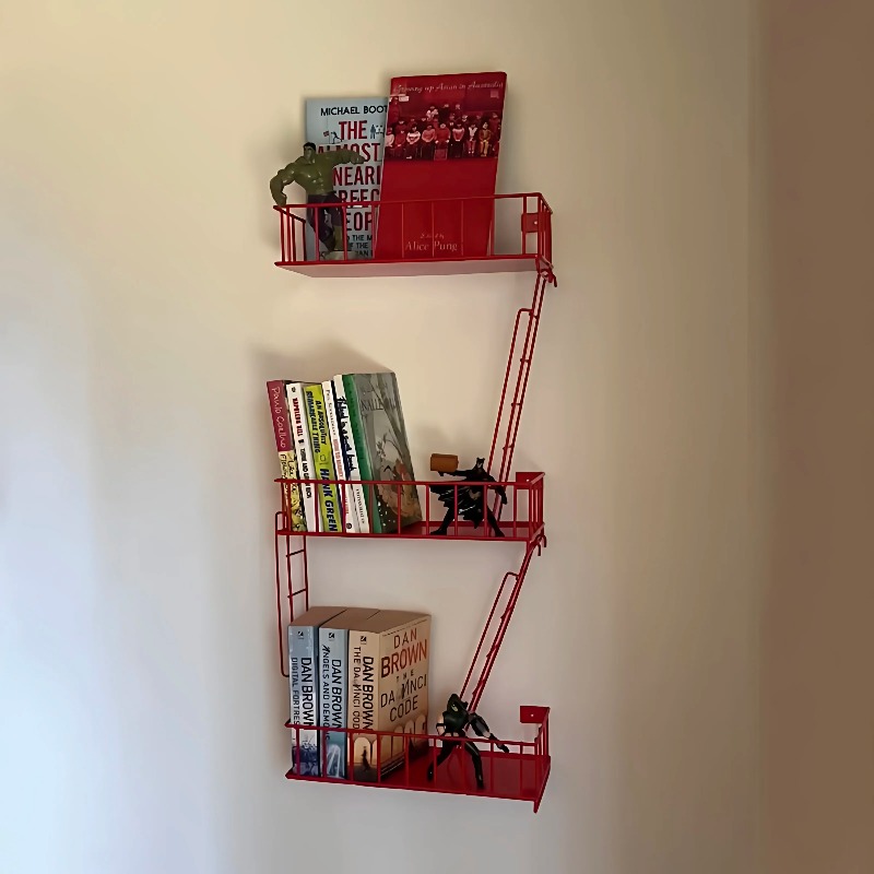Fire Escape Wall Shelf, 3-Tier - Fire Escape Ladder 评论和价格