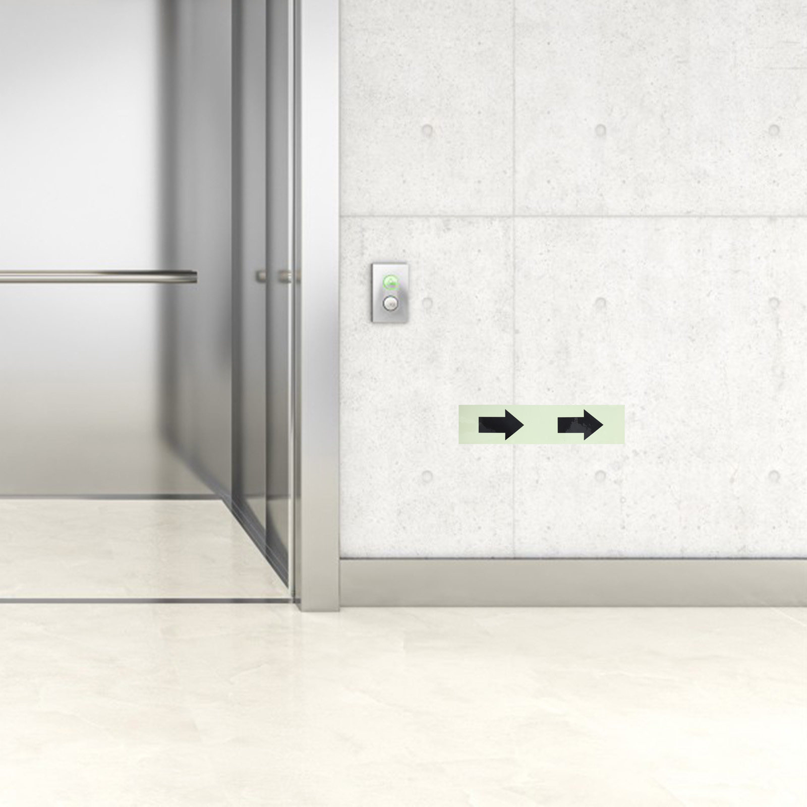 1 Roll Glow in Dark Reflective - Emergency Exit Sign 评论和价格