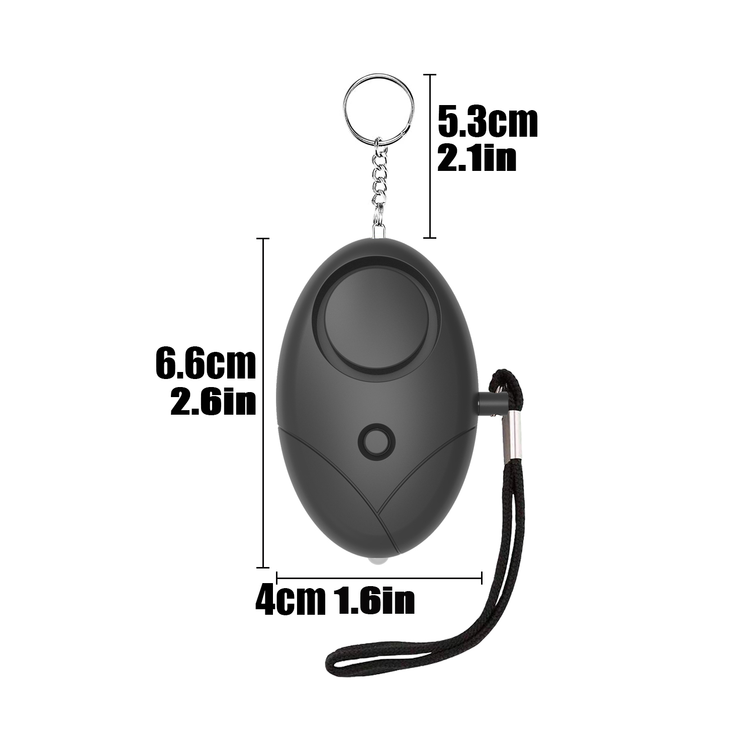 130db Personal Safety Alarm Ke - Personal Alarm Keychain 评论和价格
