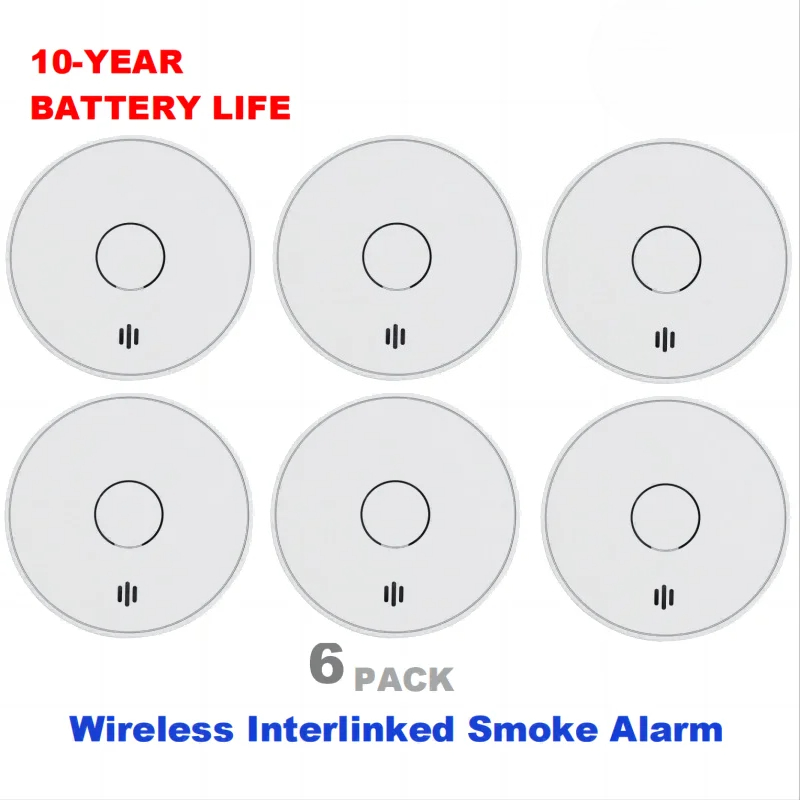 Wireless Interlinked Smoke Ala - Smoke Detector Interconnected 评论和价格