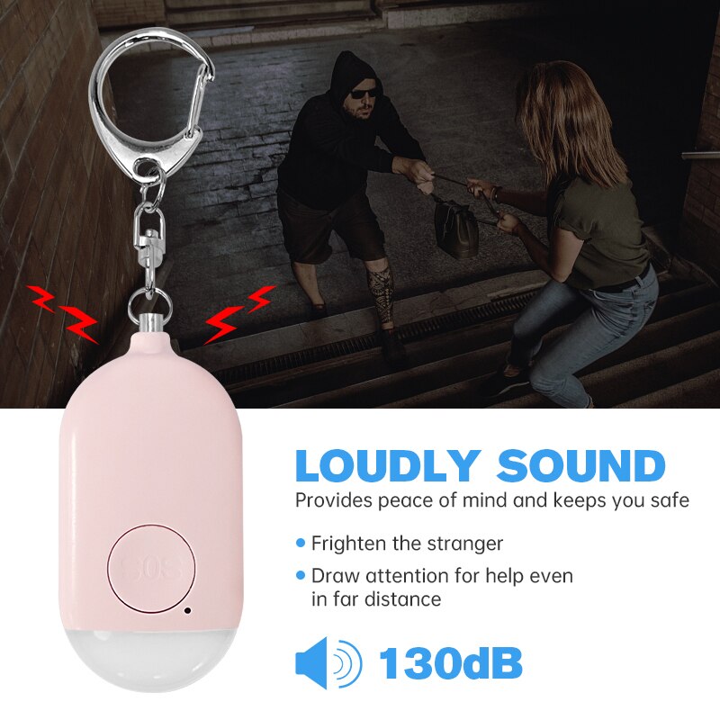 Kids Elderly Women Emergency S - Personal Alarm Keychain 评论和价格