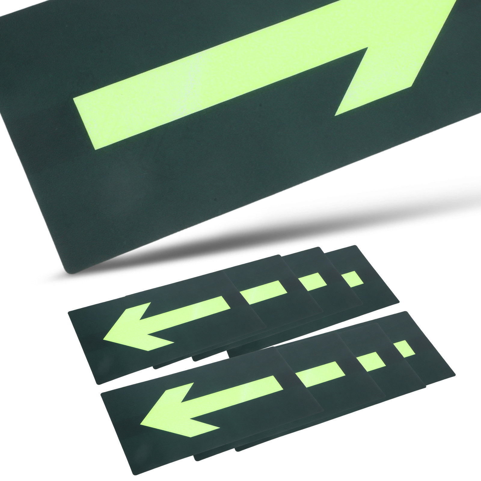 8Pcs Waterproof Glow in The Da - Emergency Exit Sign 评论和价格