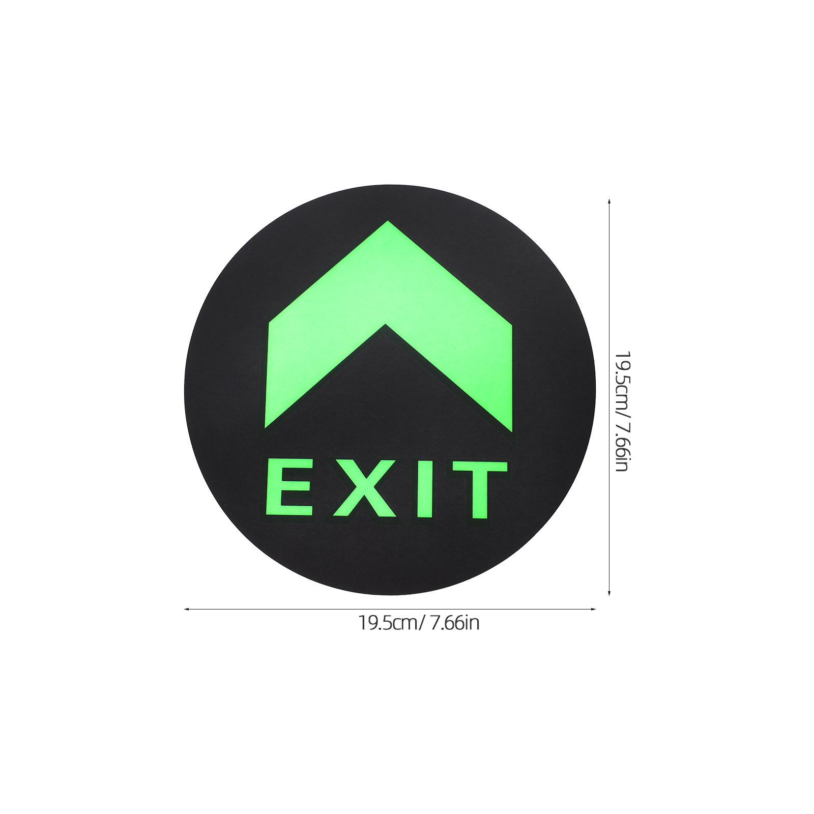5Pcs Glow in The Dark Exit Sig - Emergency Exit Sign 评论和价格