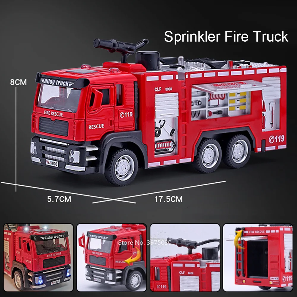 1/32 Fire Engine Car Toy Model - Fire Escape Ladder 评论和价格