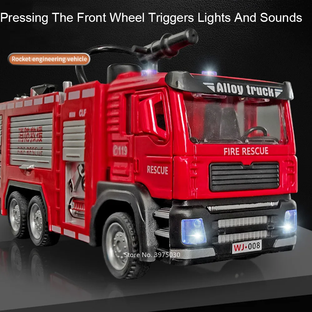 1/32 Fire Engine Car Toy Model - Fire Escape Ladder 评论和价格