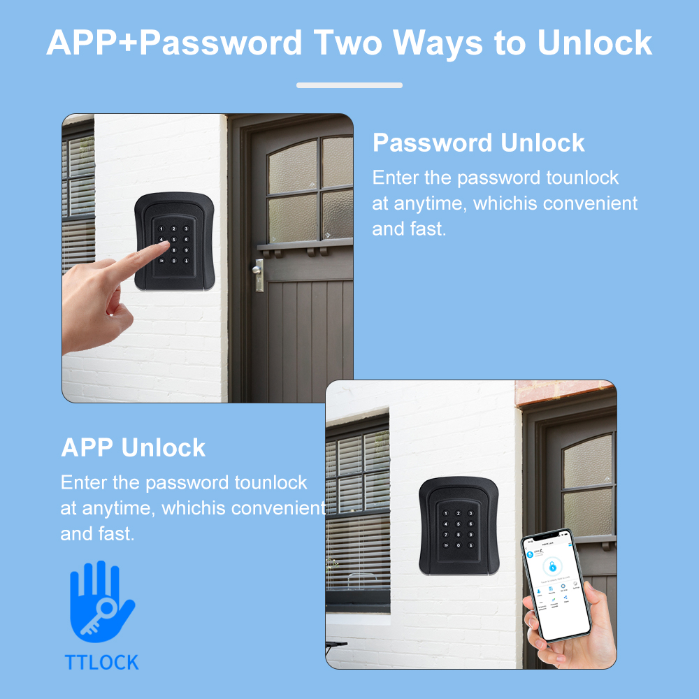 TTLock Wireless Key Box Waterp - Lockbox Key Secure 评论和价格