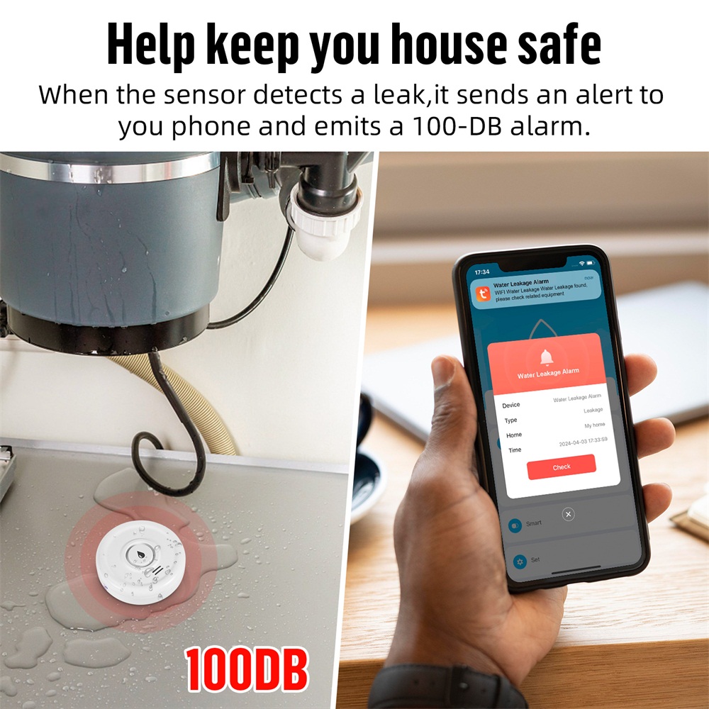 Fuers Water Leakage Detector S - Water Alarm Sensor 评论和价格