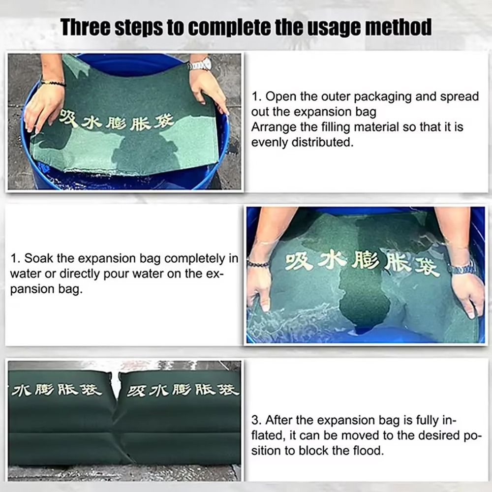 1Pcs Reusable Water Absorbent  - Flood Barrier Bag 评论和价格