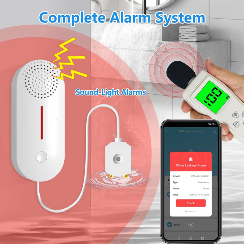 Water Detector Alarm, Smart Wa - Water Alarm Sensor 评论和价格