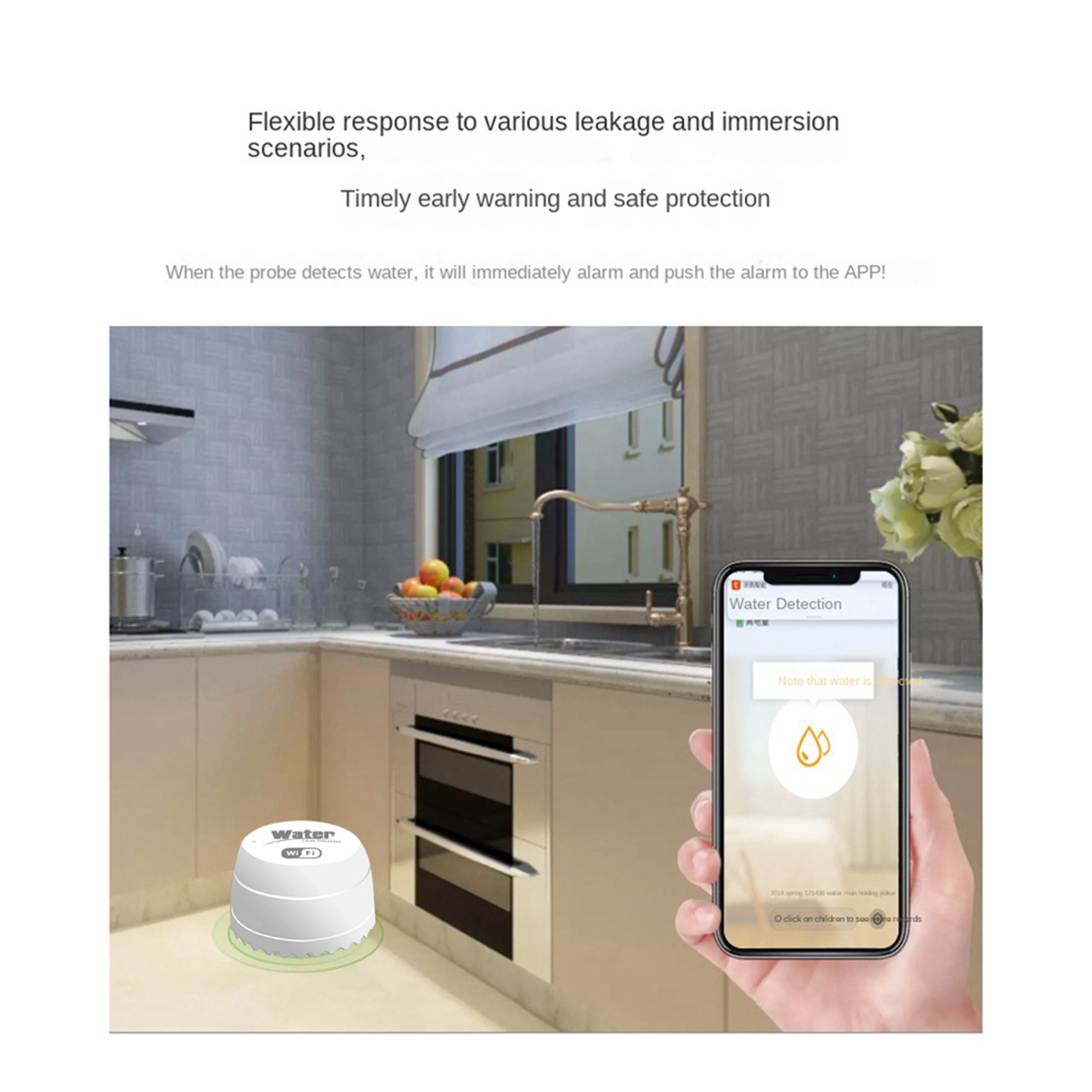 ABKW-3X Wifi Crow Smart Water  - Water Alarm Sensor 评论和价格