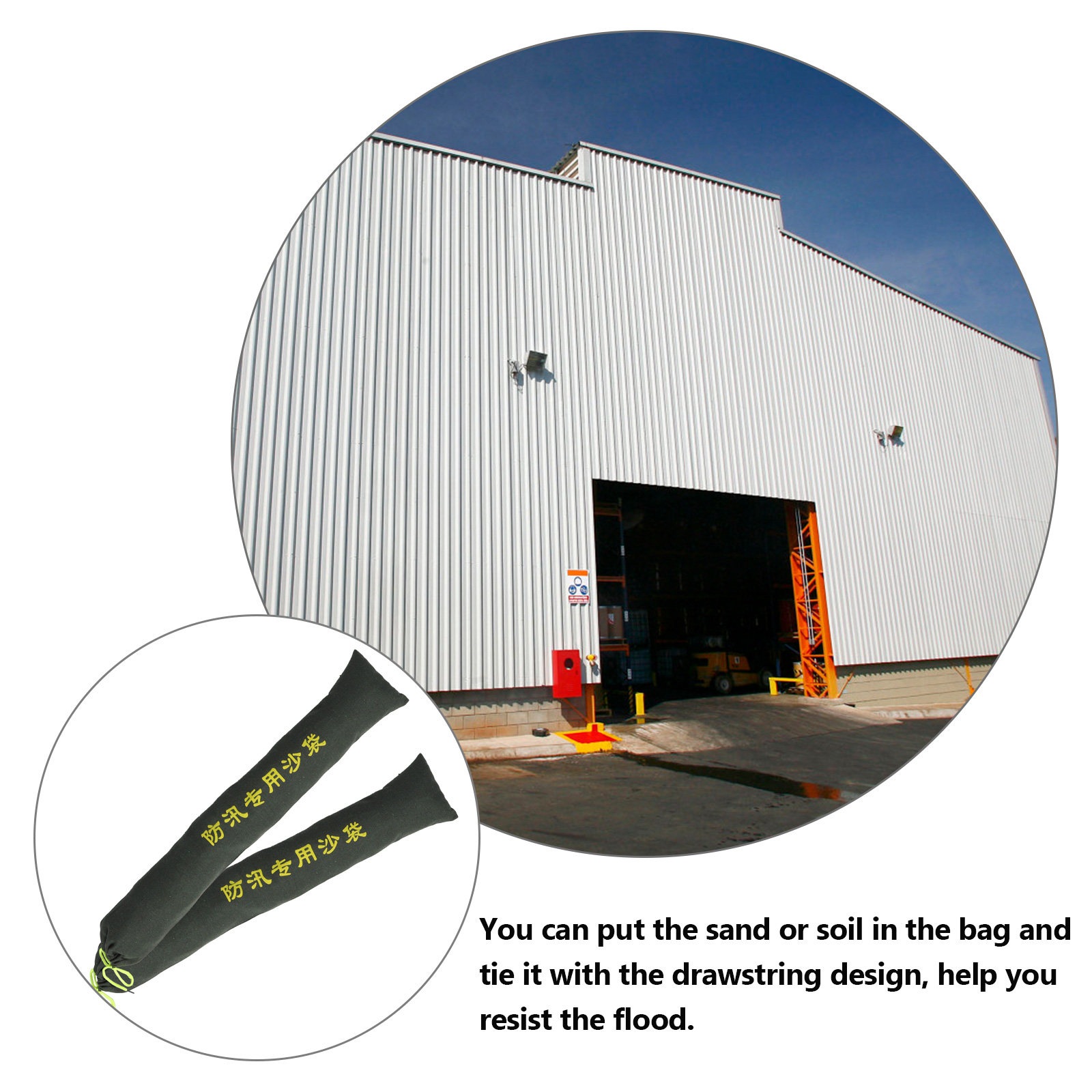 2Pcs Flexible Lightweight Sand - Flood Barrier Bag 评论和价格