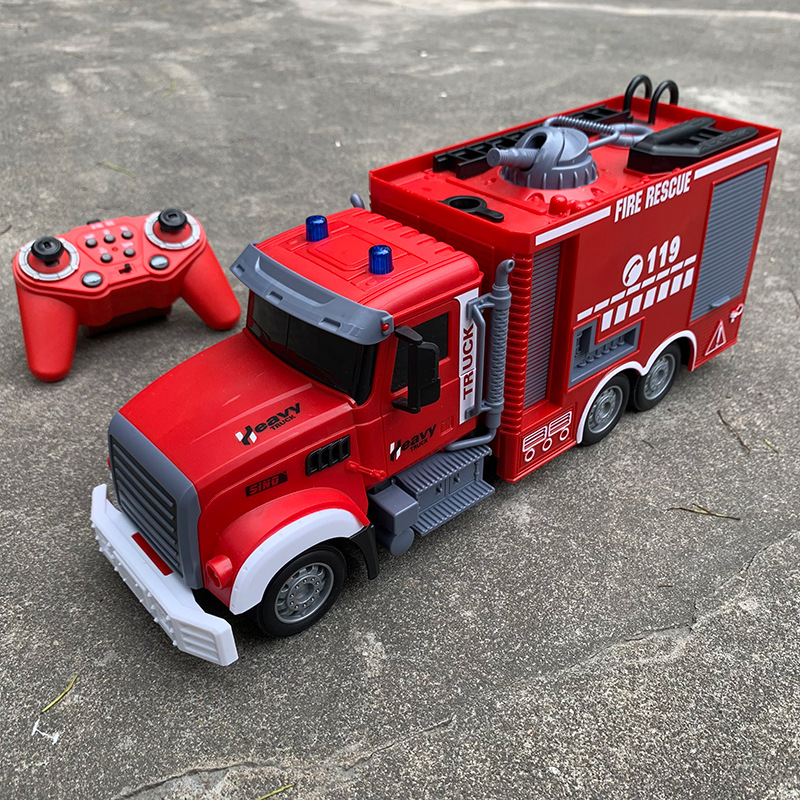 2.4G RC Fire Engine Car with S - Fire Escape Ladder 评论和价格