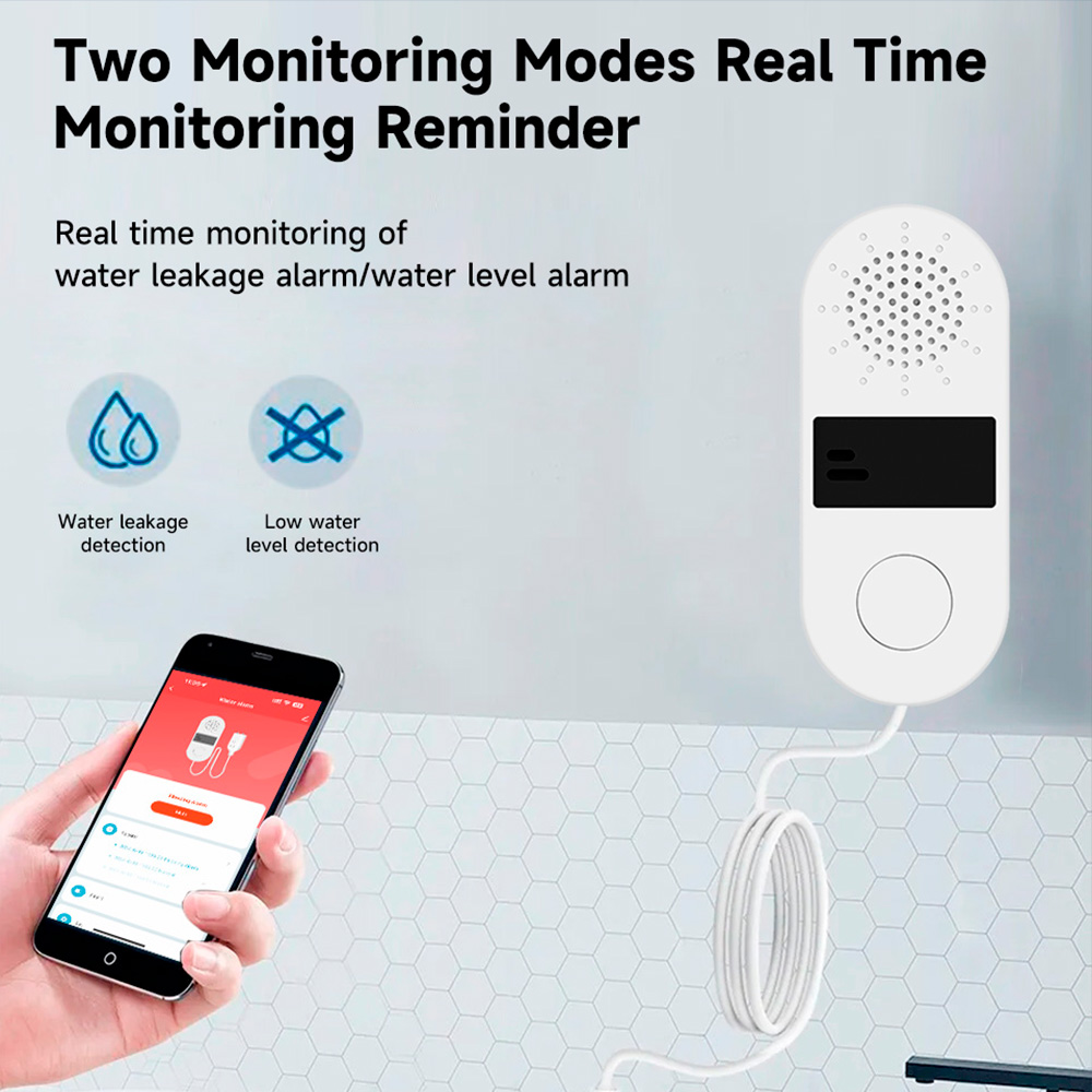 Tuya Wifi Water Leak Detector  - Water Alarm Sensor 评论和价格