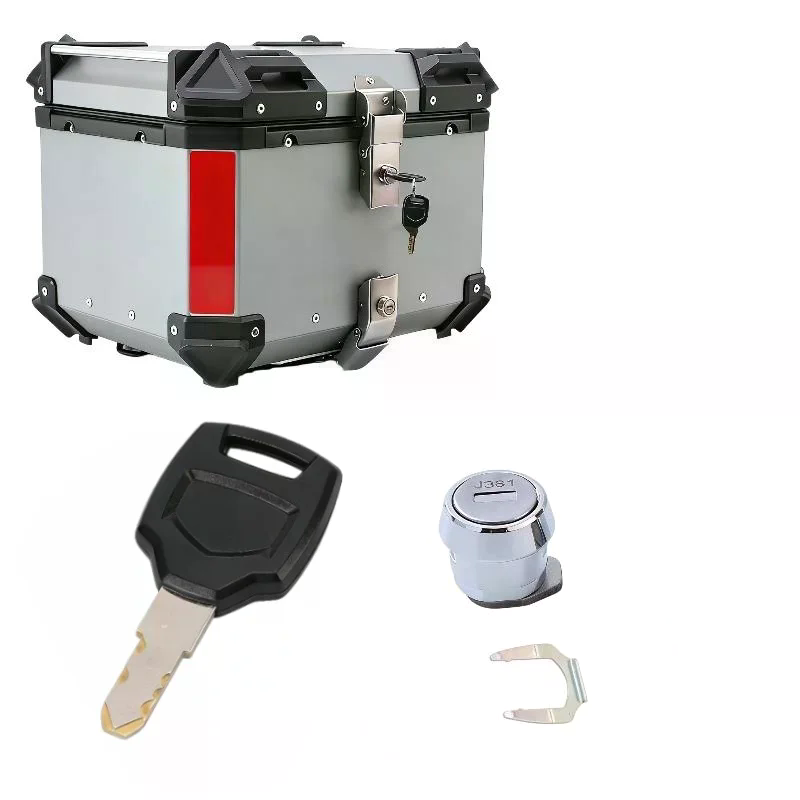 Heavy Duty Motorcycle Top Box  - Lockbox Key Secure 评论和价格
