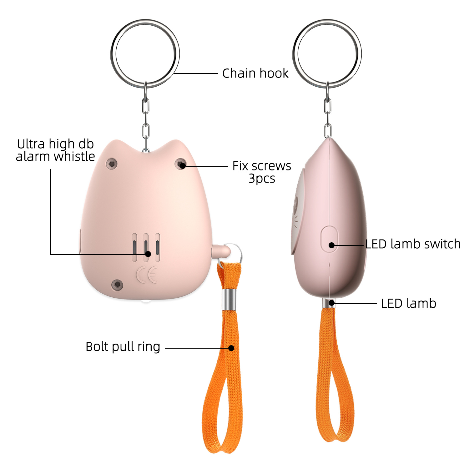 2025 New Personal Alarm Self-d - Personal Alarm Keychain 评论和价格