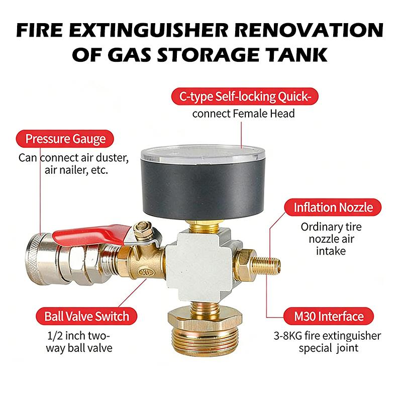 Air Pump Pressure Adapter Conv - Fire Extinguisher Small 评论和价格