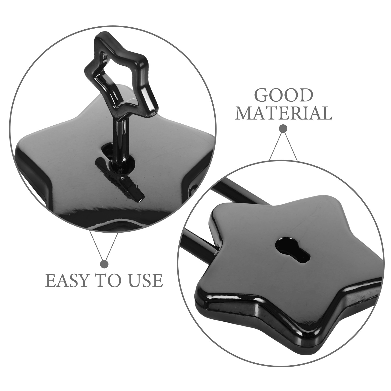 Small Star Shaped Mini Noteboo - Lockbox Key Secure 评论和价格