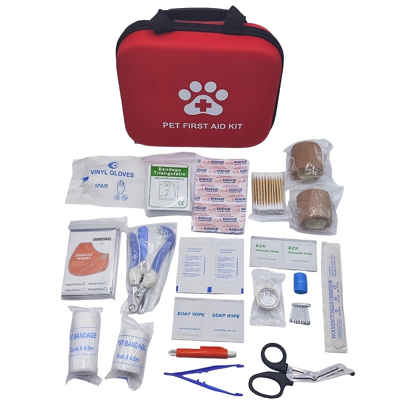 Portable Pet First-Aid Kit, Ca - First Aid Bag Kit 评论和价格