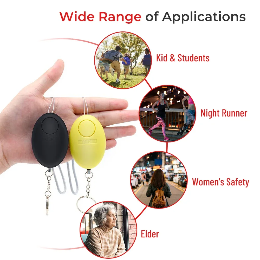 120dB Personal Safety Alarm Ke - Personal Alarm Keychain 评论和价格