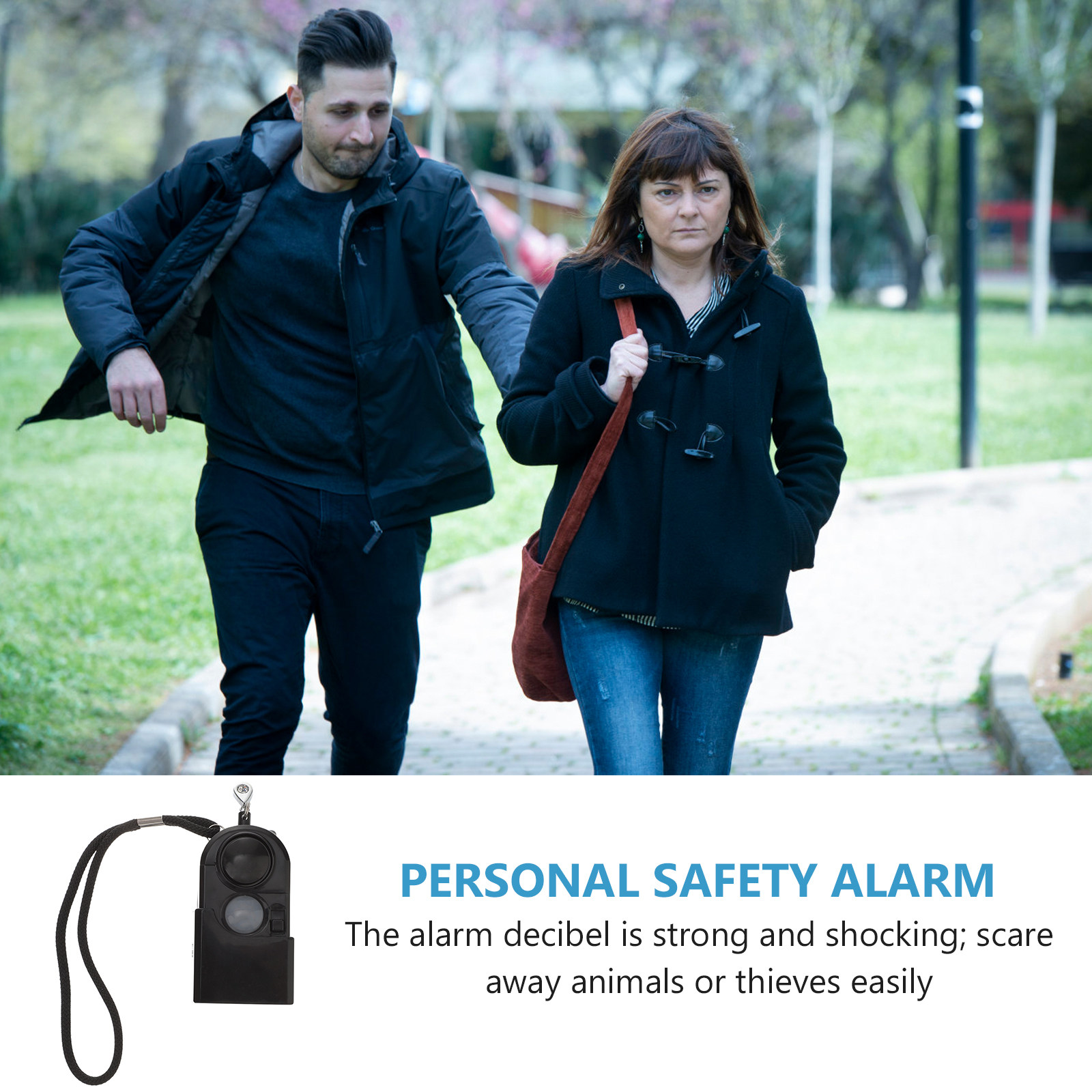 Dual-Function Personal Alarm K - Personal Alarm Keychain 评论和价格